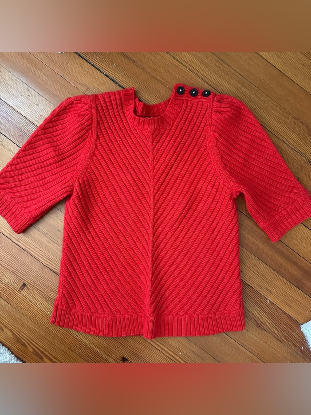 sz L Rebecca Taylor La Vie Women's Red sweater